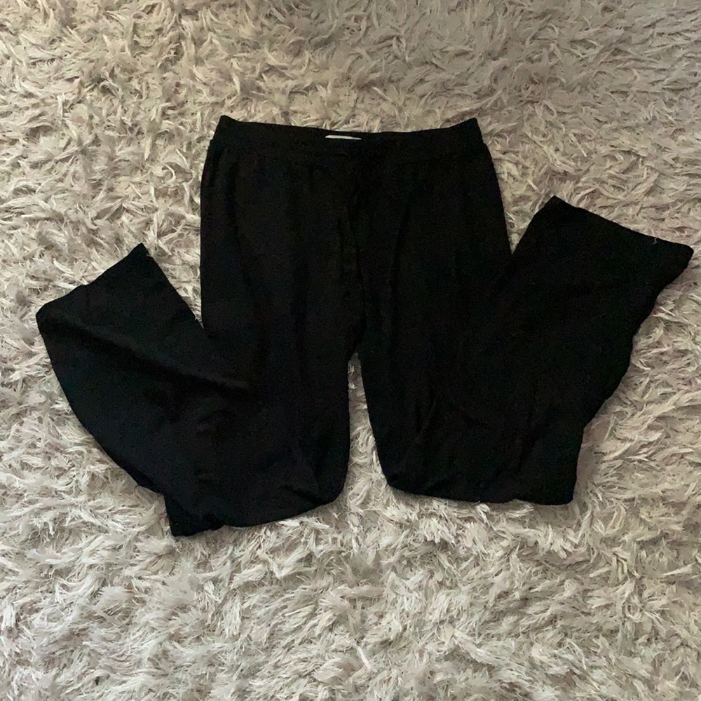 Black pajama pants